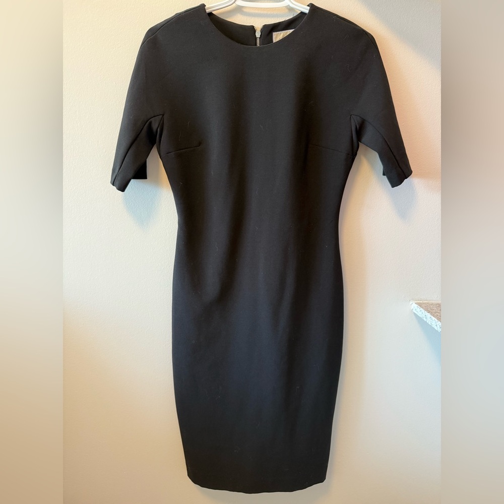 Michael Kors Classic Black Long Sleeve Dress